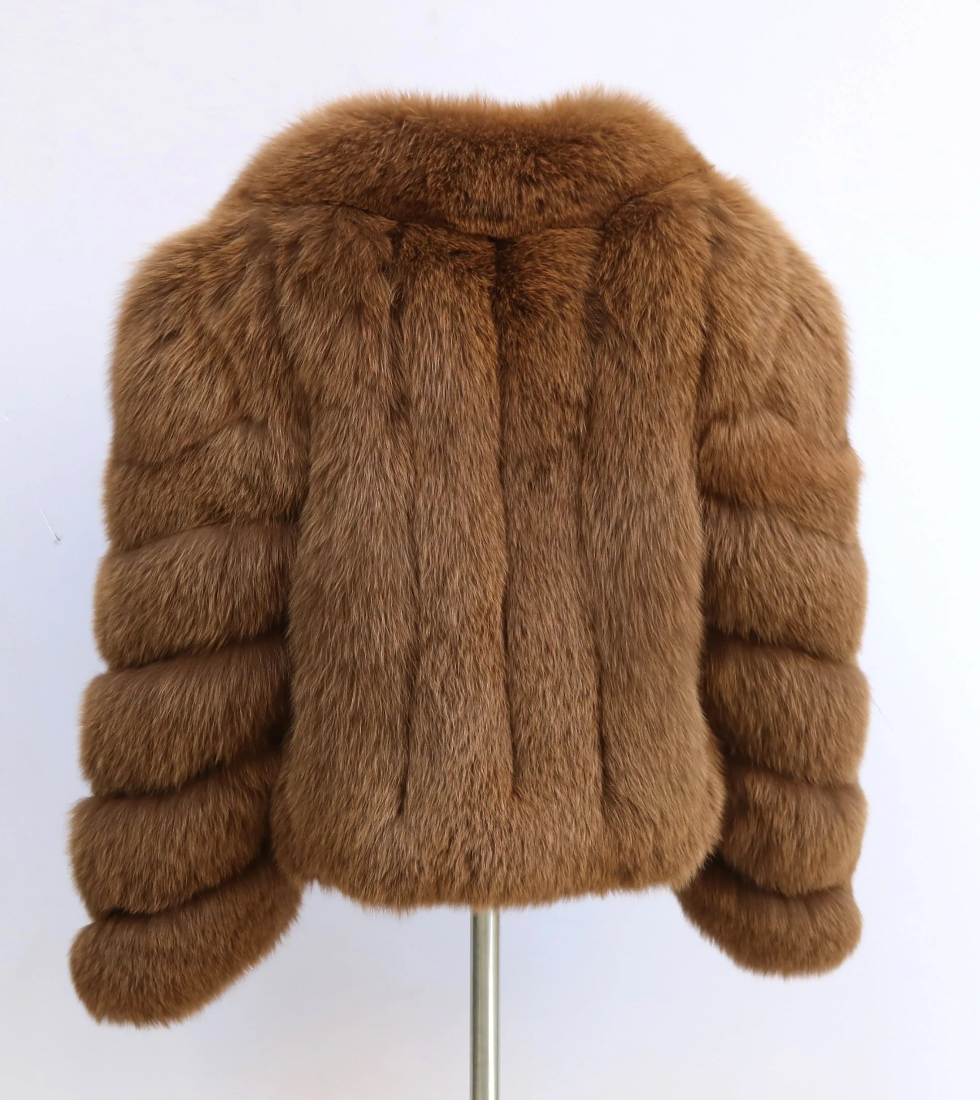 Erika Big Fluffy Fox Fur Coat