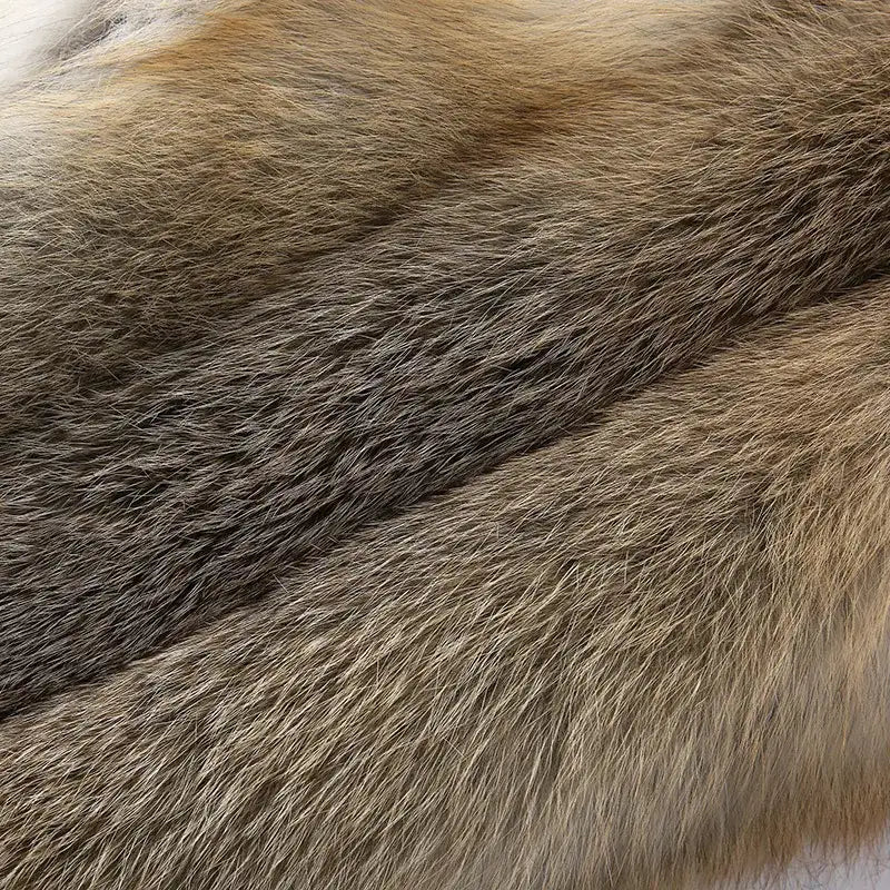 Victoria Red Fox Silver Fur Coat