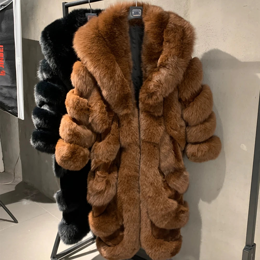 Elizabeth Luxurious Fox Fur Coat