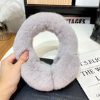 Rex rabbit fur Earmuffs