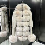 Chloe winter Fox Fur Cardigan