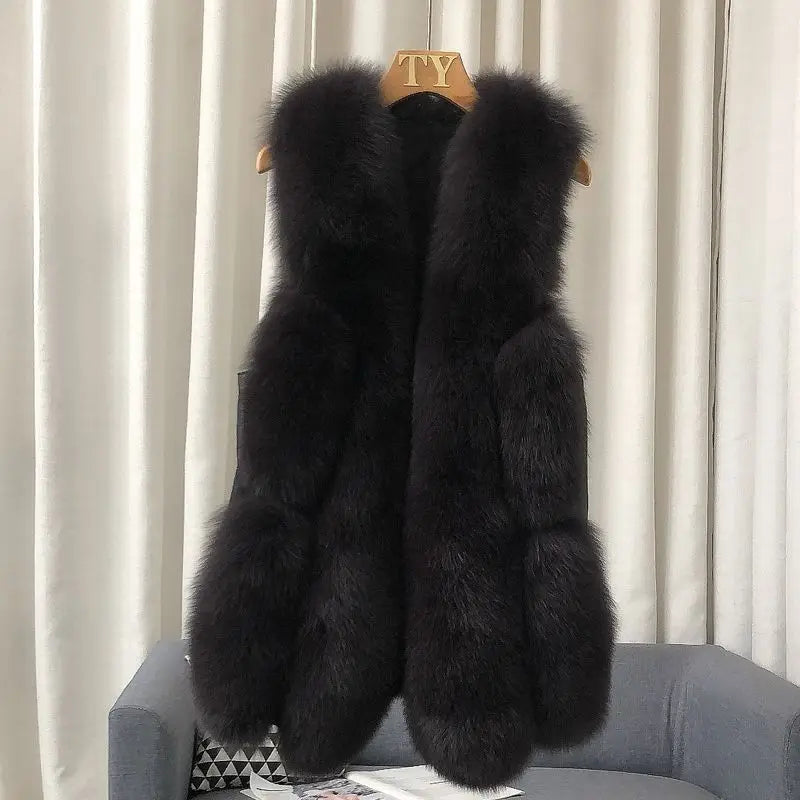 Emery Snowflake Fox fur Gilet