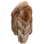 Erika Big Fluffy Fox Fur Coat