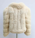 Erika Big Fluffy Fox Fur Coat