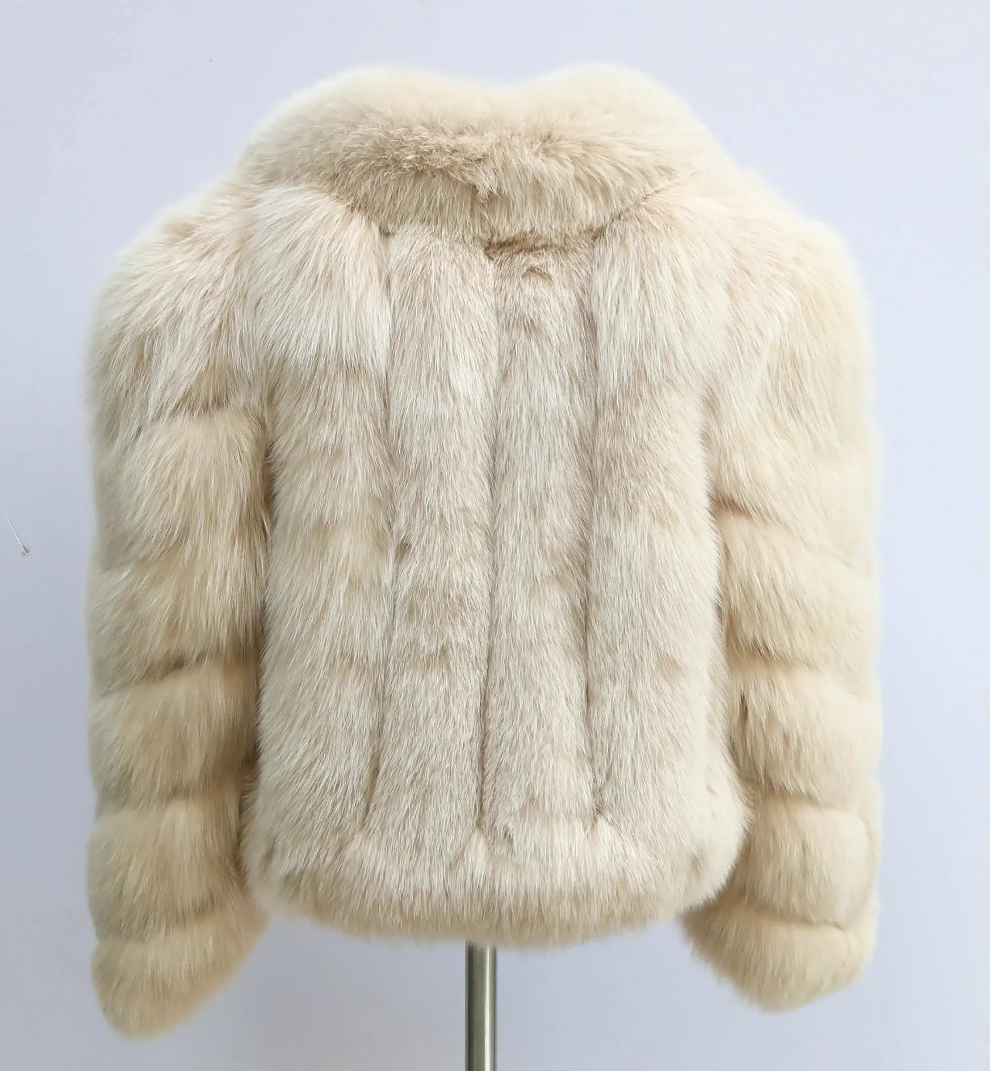 Erika Big Fluffy Fox Fur Coat