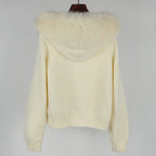 Luna Fur Collar Cardigan