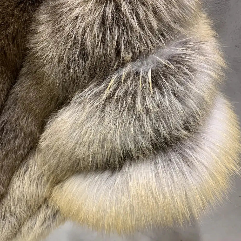 Grace Luxury Fur Poncho