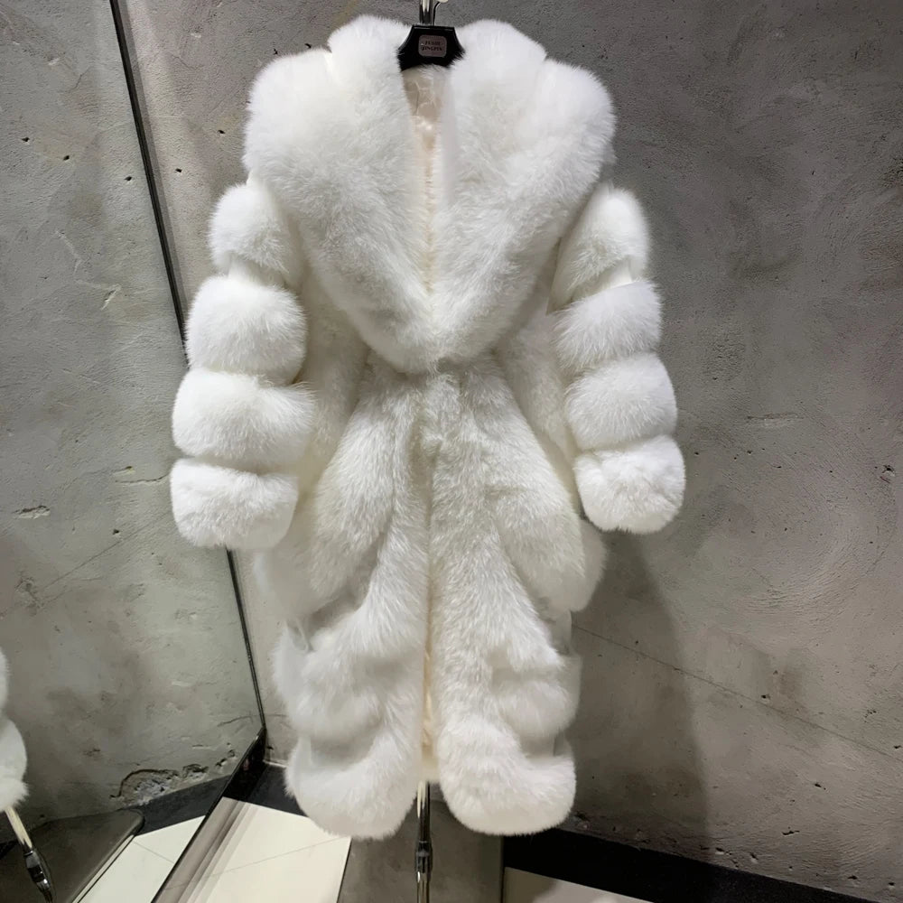 Elizabeth Luxurious Fox Fur Coat