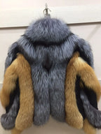 Blair Fox Fur Coat with Collar