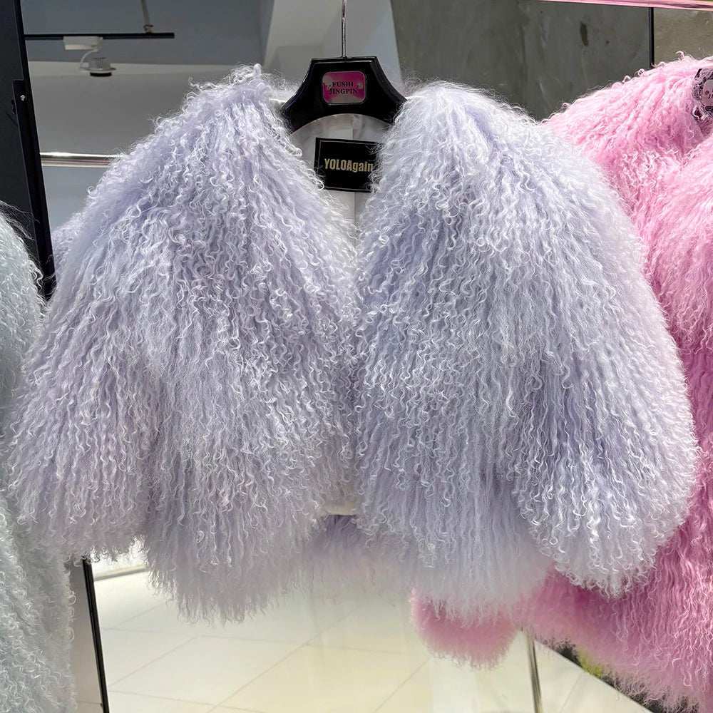 Alexa Glow Mongolia Fur Vest - La Vita Rosa