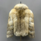 Victoria Red Fox Silver Fur Coat