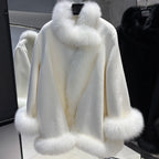 Leonora Wool Coat and Fox Fur Collar