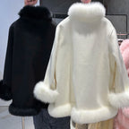 Leonora Wool Coat and Fox Fur Collar