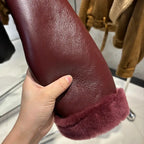 Nelly Shearling Coat With Hood