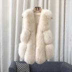 Emery Snowflake Fox fur Gilet