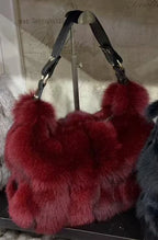 Luxury Fox Fur Handbag