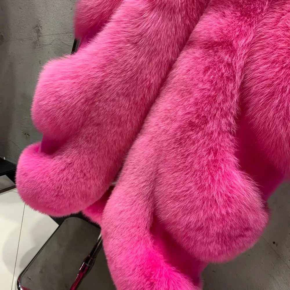 Elizabeth Luxurious Fox Fur Coat