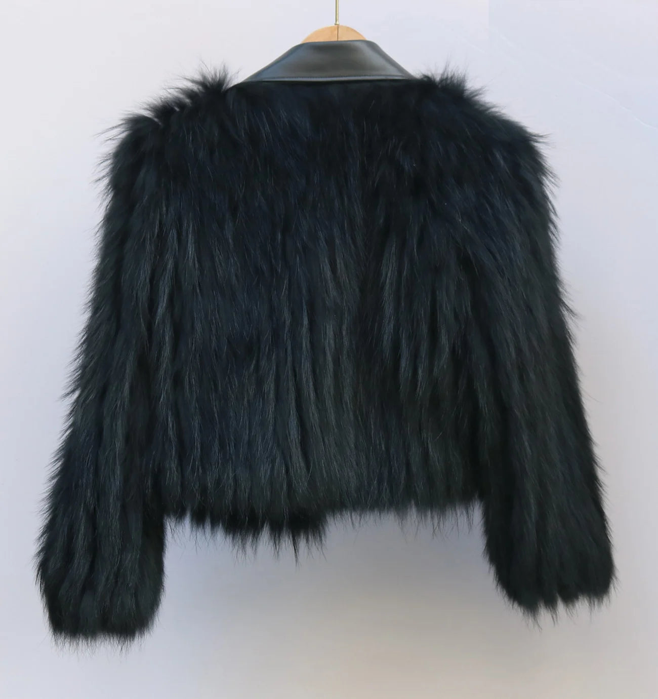 Quinn  Raccoon Fur and Genuine Leather Jacket