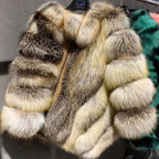 Lucy Magnificent Fox Fur Poncho