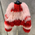 Stella Frost Mongolian Shearling Fur Coat