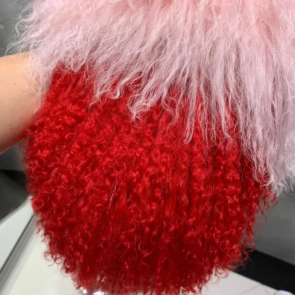 Stella Frost Mongolian Shearling Fur Coat