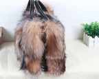 Fox Fur Crossbody Bag Designer Luxury Handbag Exclusive