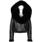 Nelly Shearling Coat With Hood