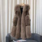 Emery Snowflake Fox fur Gilet