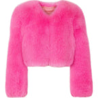 Violet Whisper Fox Fur Coat