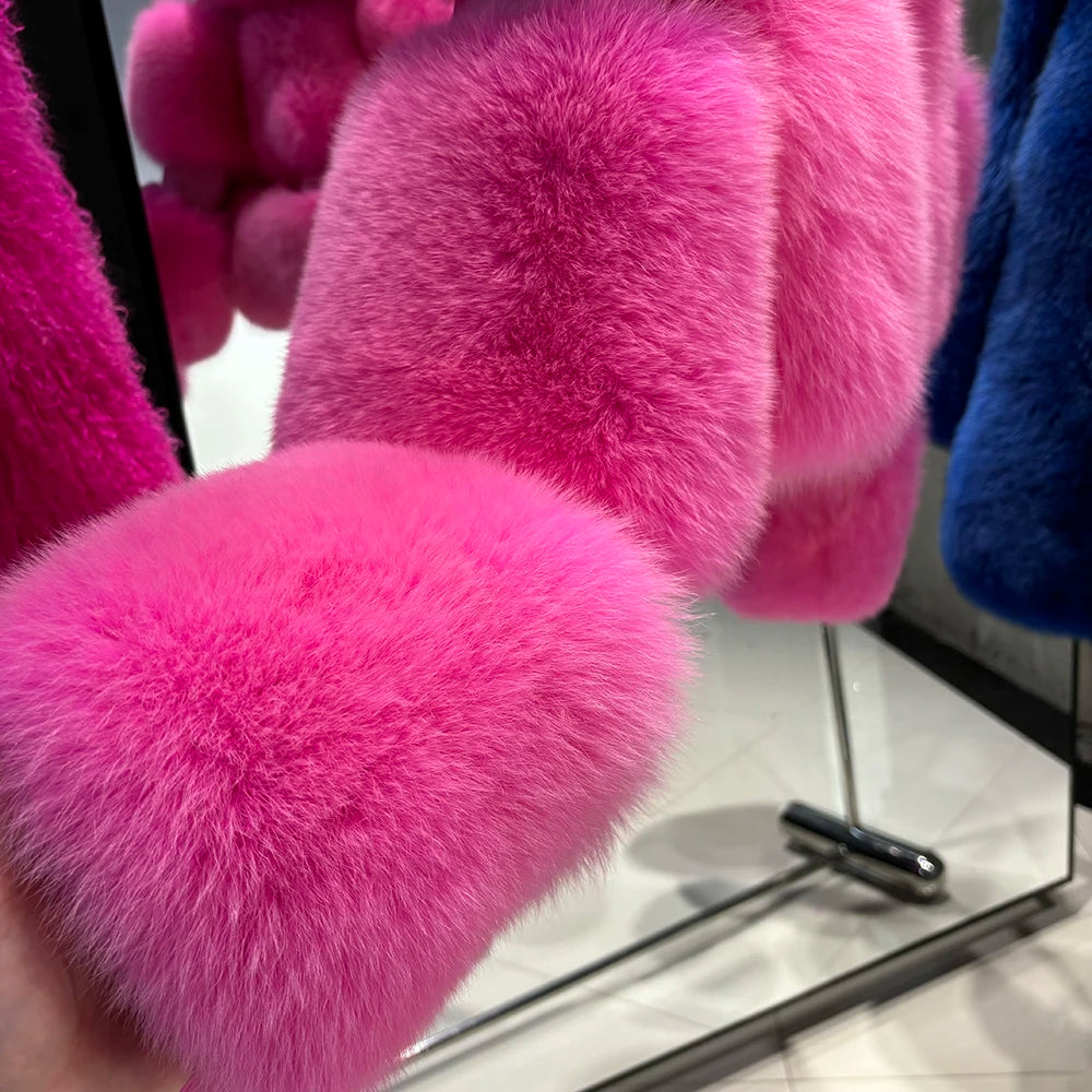 Madison Frost Fox Fur coat