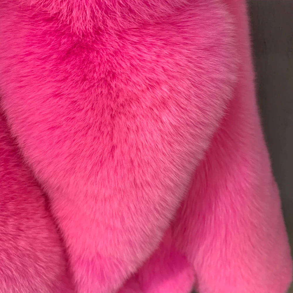 Carrie’s Velvet Fox Fur Coat