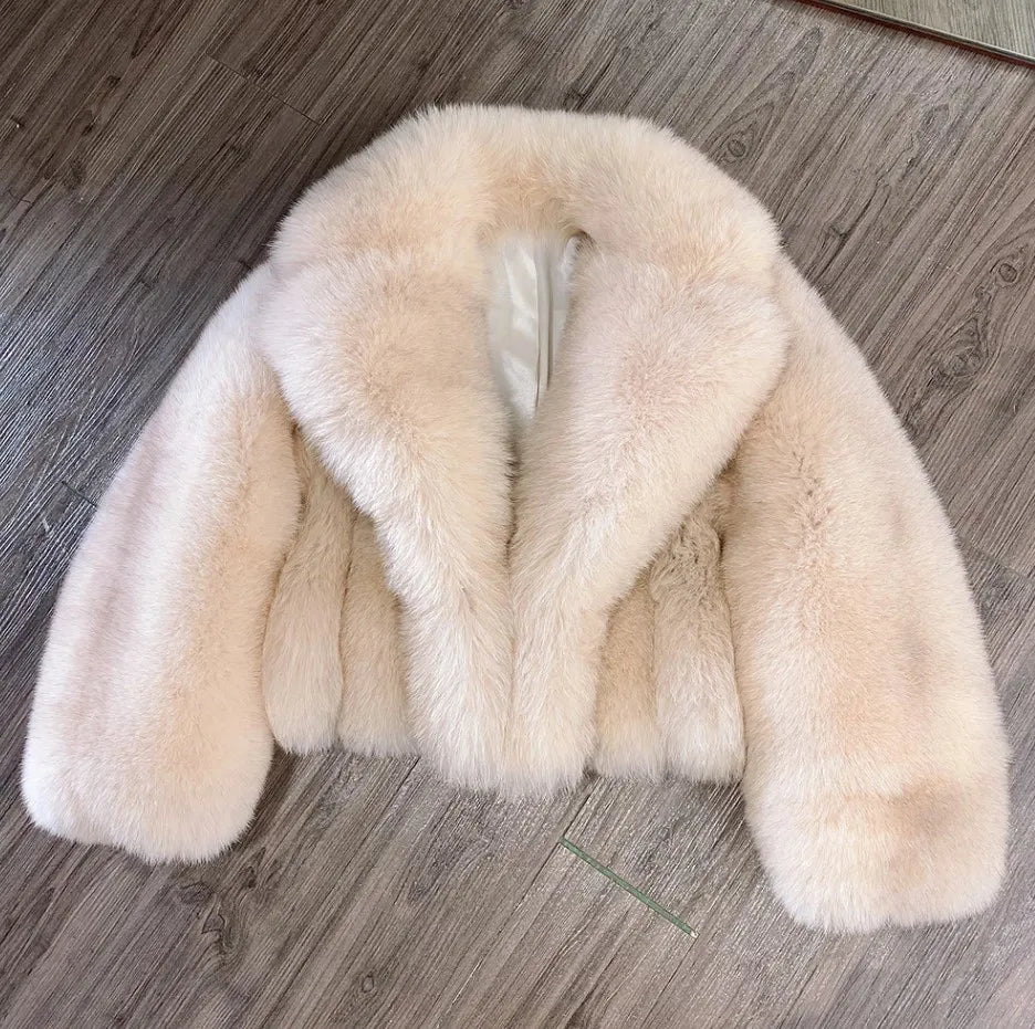 Carrie’s Velvet Fox Fur Coat