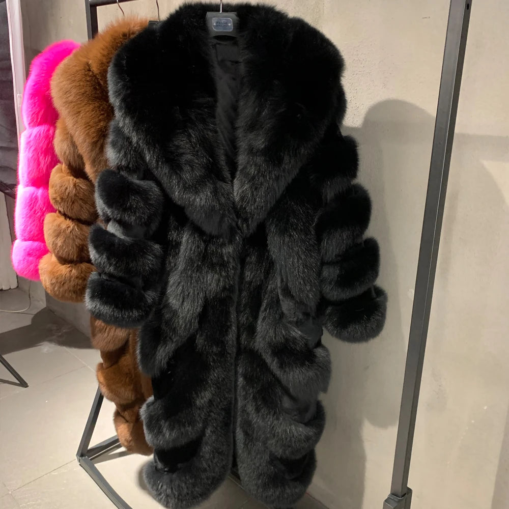 Elizabeth Luxurious Fox Fur Coat