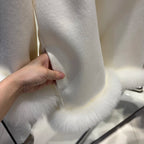 Leonora Wool Coat and Fox Fur Collar