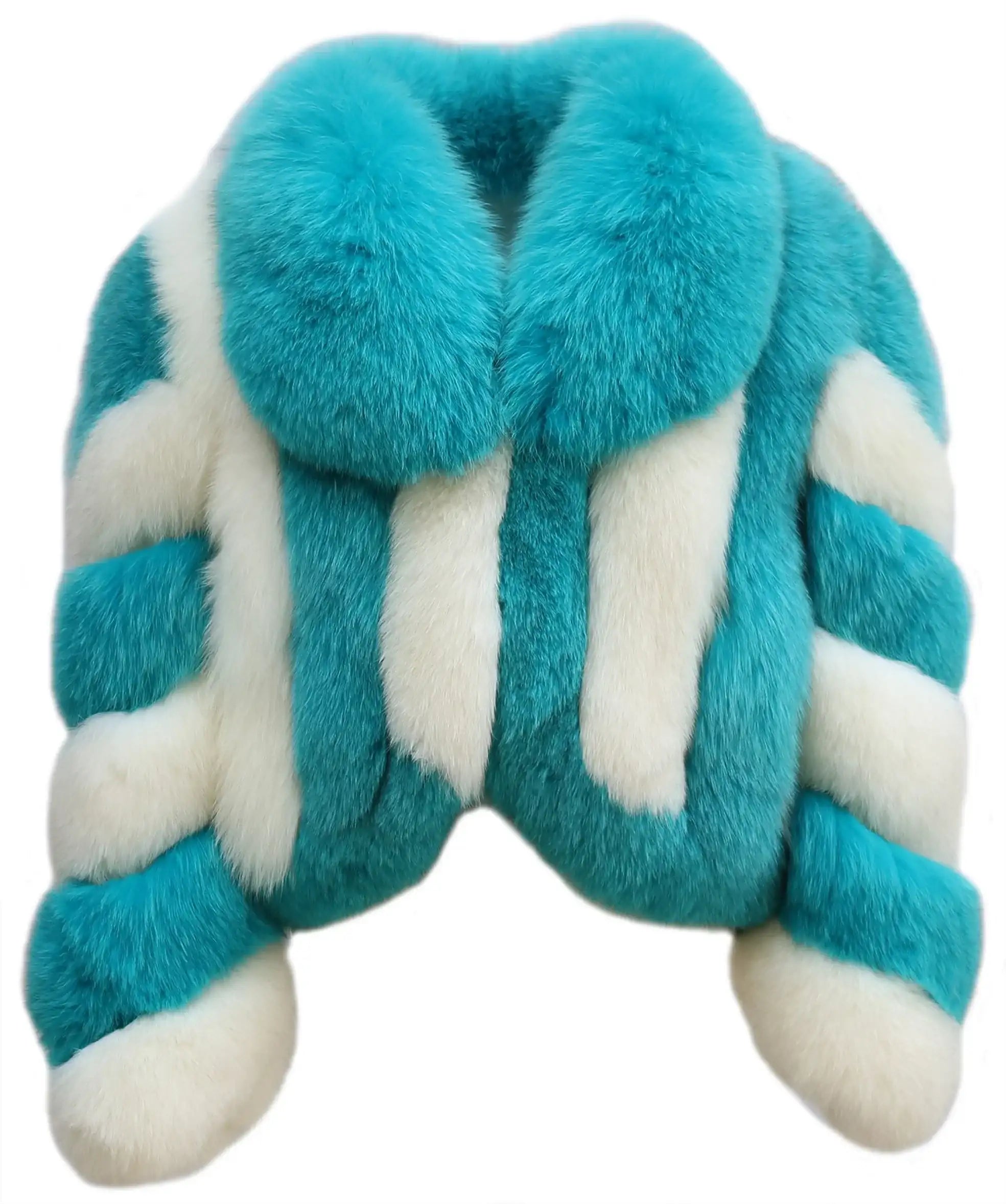 Erika Big Fluffy Fox Fur Coat