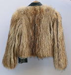 Quinn  Raccoon Fur and Genuine Leather Jacket