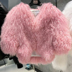 Alexa Glow Mongolia Fur Vest - La Vita Rosa
