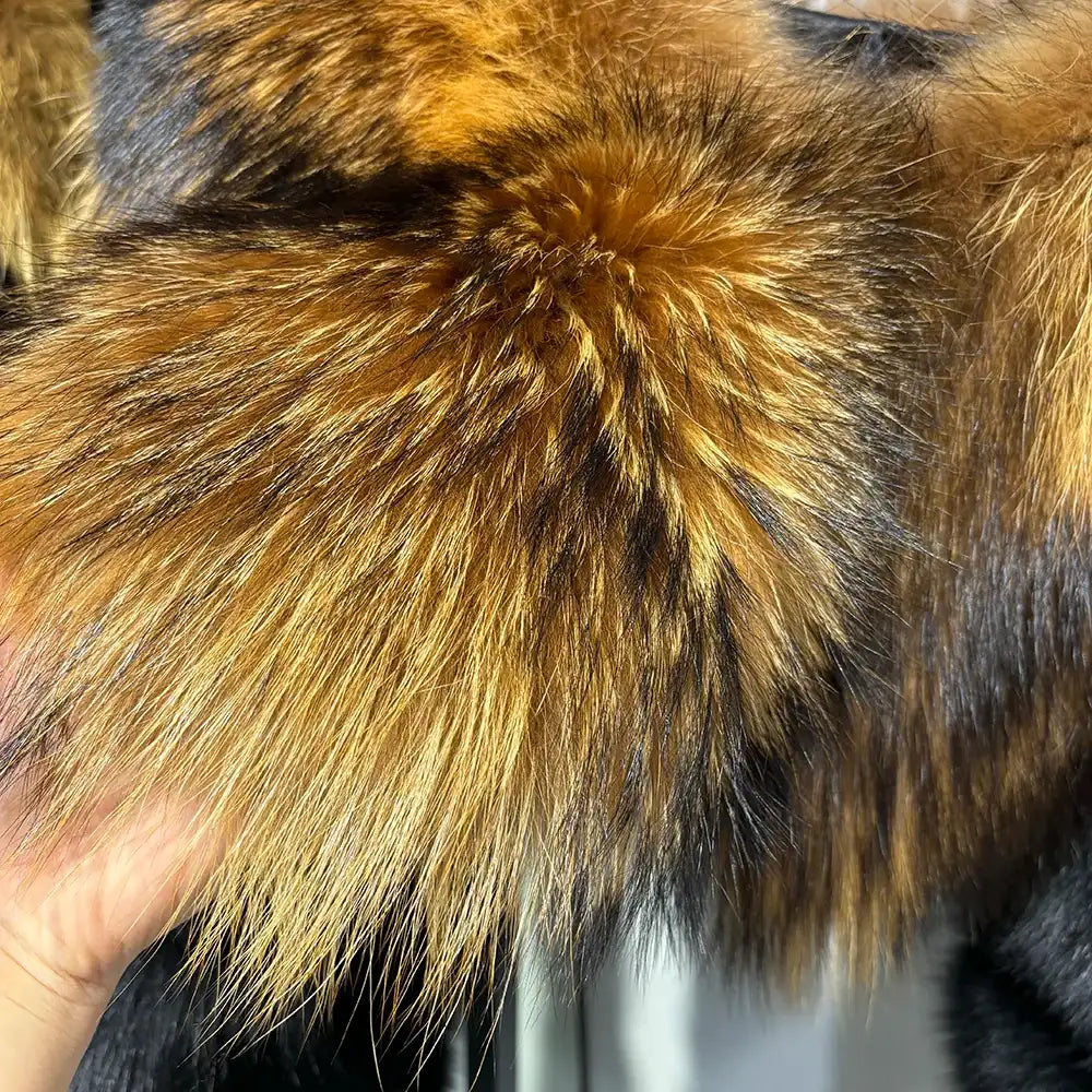 Sophia Lily Cropped Fox Fur Coat