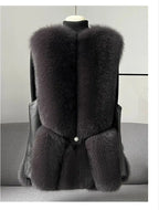 Elle Aspen Fox Fur Gilet