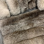 Lucy Magnificent Fox Fur Poncho