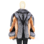 Blair Fox Fur Coat with Collar