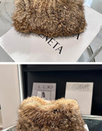 Rabbit Fur headband Knitted