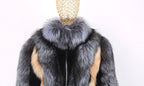 Blair Fox Fur Coat with Collar