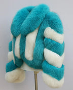 Erika Big Fluffy Fox Fur Coat