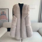 Emery Snowflake Fox fur Gilet