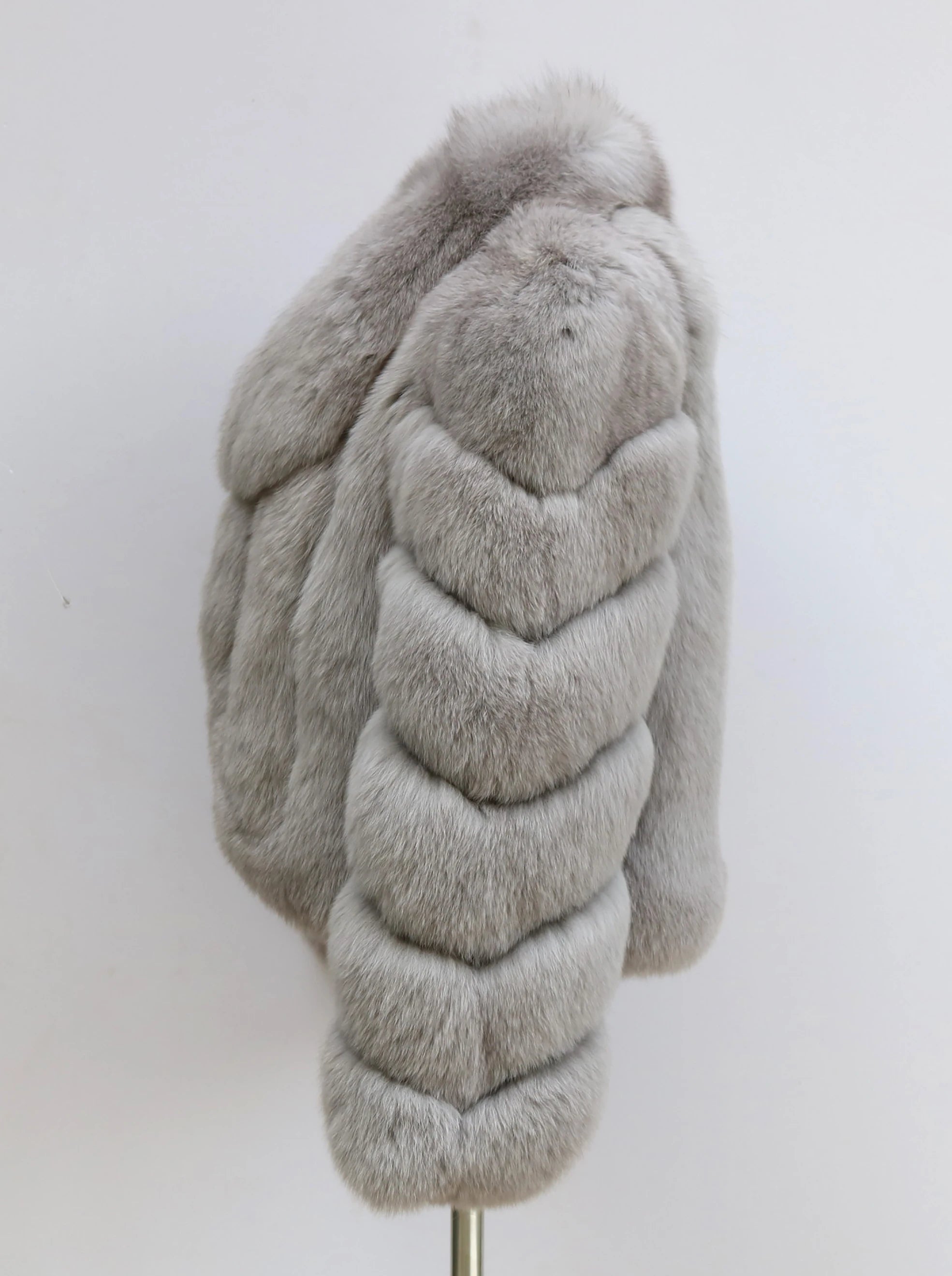 Erika Big Fluffy Fox Fur Coat