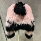 Stella Frost Mongolian Shearling Fur Coat
