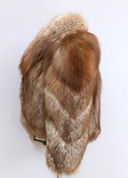 Erika Big Fluffy Fox Fur Coat