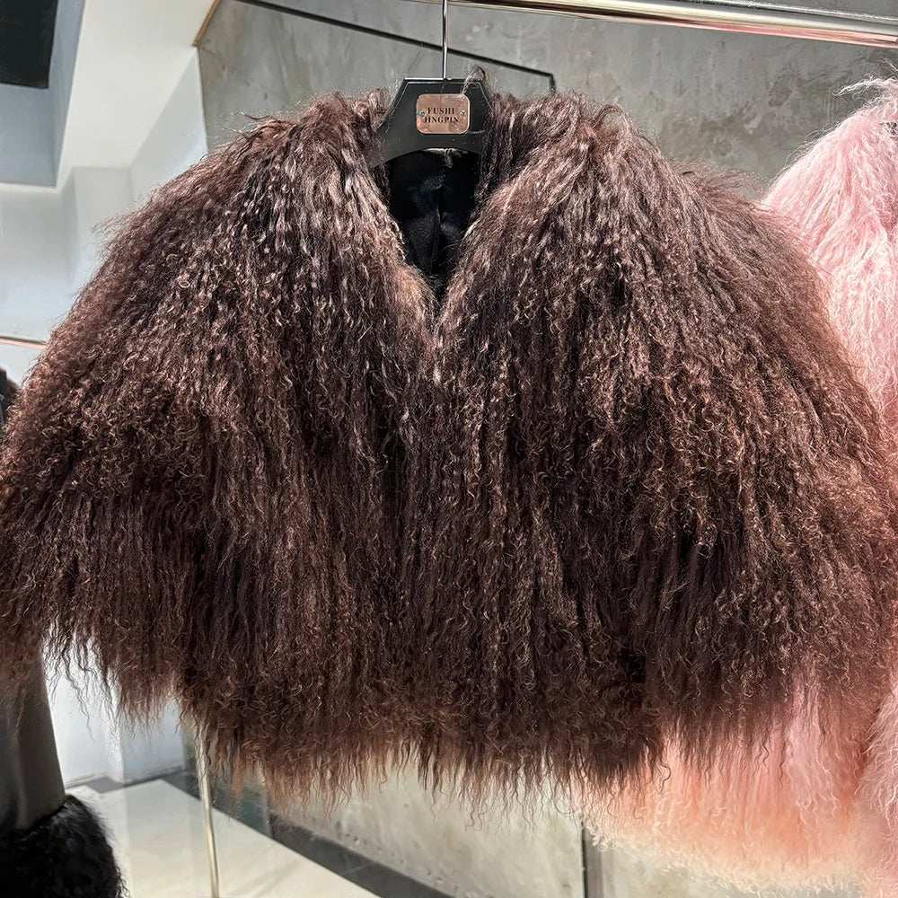 Alexa Glow Mongolia Fur Vest - La Vita Rosa