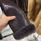 Nelly Shearling Coat With Hood